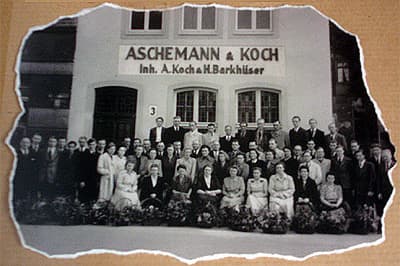 Historisches Gruppenbild von Aschemann & Koch